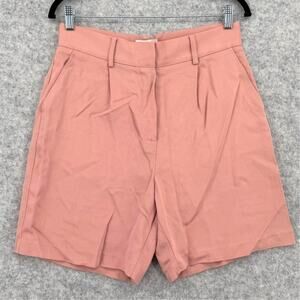 NWT Lita by Ciara REVOLVE Lotus Spark Viscose Crepe Coral Pink Shorts Size 10